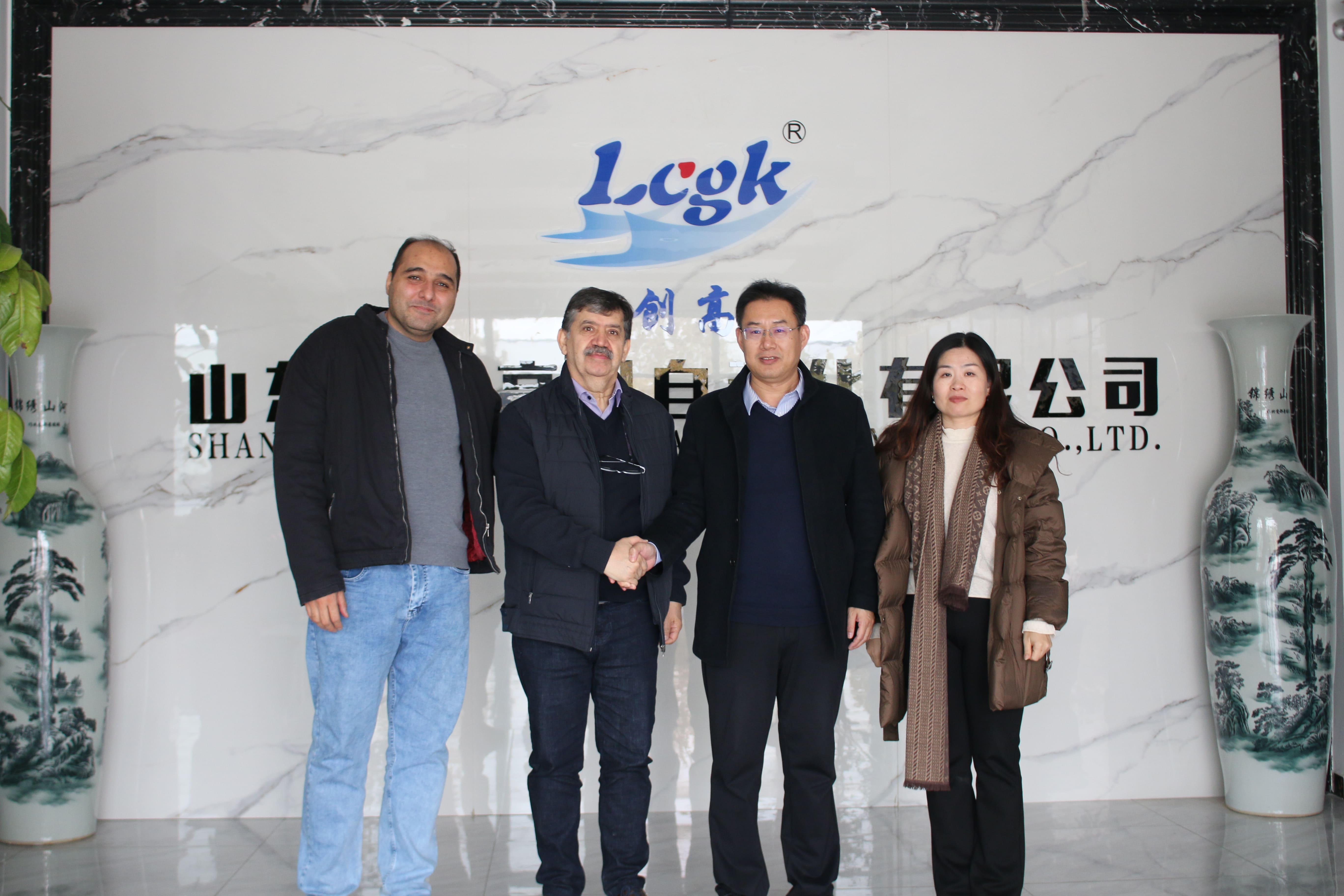 Iranian customer group photo